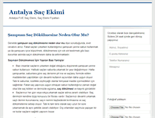 Tablet Screenshot of antalya-sac-ekimi.com